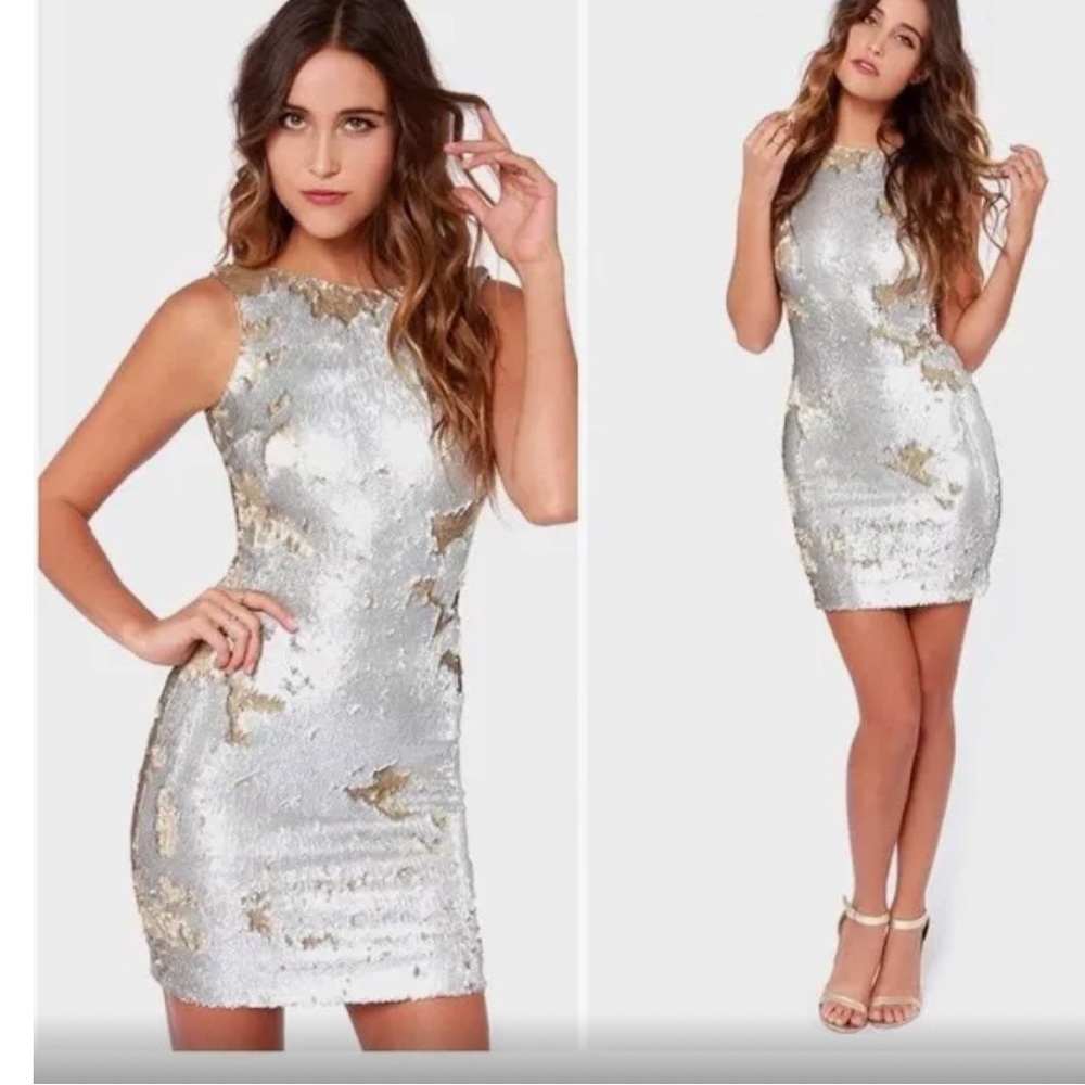 Dress The Population Kim Sequin Dress